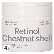 네이처리퍼블릭 스킨케어링 탄력 패드 150g, 4개, 50매입