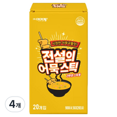 아이엠소스 전설의어묵스틱, 4개, 90g