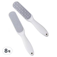 한솔템 발 뒤꿈치 각질 제거기 화이트, 8개, 1개입