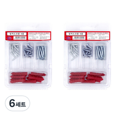 EM錨定螺絲 4種組, 6組