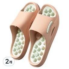 Dailycoo 家用指壓鞋 250~255mm, 2個, 粉紅色