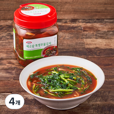 예소담 특열무물김치, 1.2kg, 4개