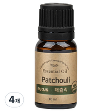 퓨어스 패츌리 아로마오일, 10ml, 4개
