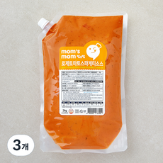 맘스맘 로제 토마토 스파게티 소스, 2kg, 3개