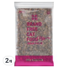 펠리코 브프캣업 건식사료, 오리, 400g, 2개