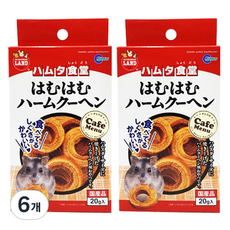 마루칸 하무하무 바움쿠헨 소동물 간식, 20g, 6개