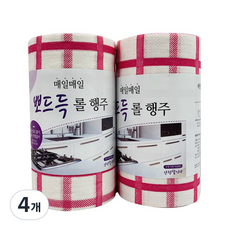 매일매일 뽀드득 롤 일회용행주, 50개입, 4개