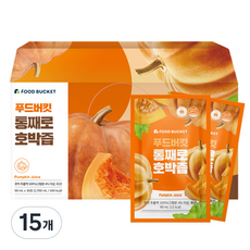 푸드버킷 통째로 호박즙, 2.7L, 15개