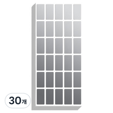 모노페이지 다용도 방수 라벨 네임 스티커, 30개, 30개입