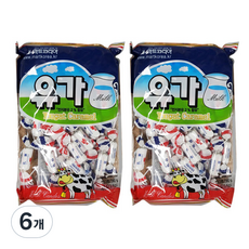 Risso House 大容量風味牛奶焦糖糖果, 6個, 380g