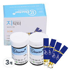 지닥터 혈당측정 스트립, 50매, 3개