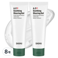 다슈 아크 티트리 수딩 쉐이빙 젤, 120ml, 8개