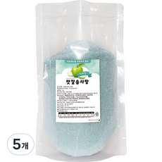맛깔슈가 솜사탕 설탕 사과향, 1kg, 5개