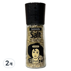 Carmencita 卡門 香草海鹽研磨罐, 2個, 89g