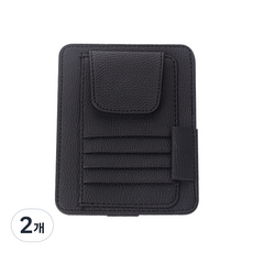 이모션 클래식 카드포켓, 2개, 블랙