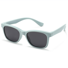 ALEGANT 兒童款 歐式復古輕量矽膠彈性UV400偏光墨鏡