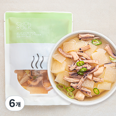 바다원 초이스쿡 속시원한 오징어무국, 500g, 6개