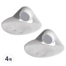 MS Intech 肥皂架 130-S40, 白色, 4個