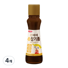 베베스트 처음먹는 순 아이 참기름, 75ml, 4개