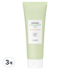김정문알로에 라 센스 로에 큐어 사포나리아 클렌져 1975, 150ml, 3개