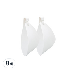 윈프라이스 걸이식 드라이기 거치대, 화이트, 8개