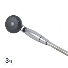 소나기 굿 샤워기, 3개, 크롬