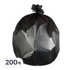 VERONA 背襯分離垃圾袋 黑色, 100L, 200個