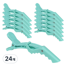 girlpins 粉彩美髮鱷魚夾 大型 1520, 薄荷綠, 24個