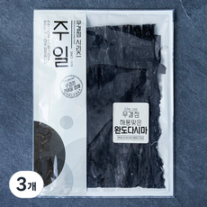주일 무결점 해풍맞은 완도다시마, 50g, 3개