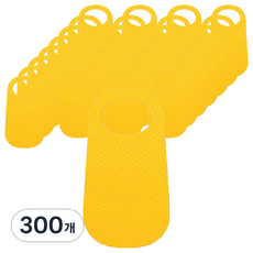 소프런 일회용 컬러 앞치마, 비비드옐로우, 300개