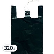 漂亮寶貝塑膠袋 一般 超市 塑膠袋 5號 黑色, 15L, 320個