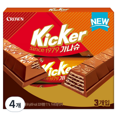 Kicker 甘納許巧克力棒 3入, 84g, 4個