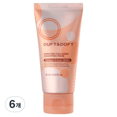 더프트앤도프트 인리치드 콜라겐 랩핑 마스크, 6개, 75ml