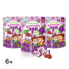 프리바이오틱 유산균 비타민 구미젤리, 6개