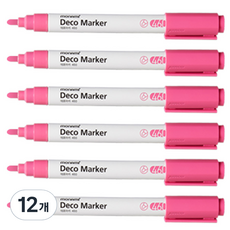 monAmi 裝飾馬克筆 460 6支, 粉色, 12支