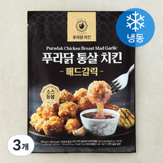 푸라닭치킨 통살치킨 매드갈릭 (냉동), 600g, 3개