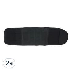 린벤 남녀공용 허리보호대 블랙, 2개