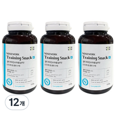 노즈워크 강아지 트레이닝스낵, 고구마맛, 150g, 12개