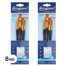 giorgione 美術畫筆組, 5種, 8套