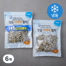 바다원 국내산 안심 이력제 볶음조림용 멸치 (냉동), 150g, 6개