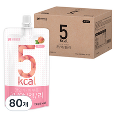 네이처드림 맛있게 배부른 5칼로리 곤약젤리 복숭아, 130g, 80개