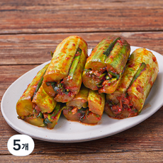 모산김치 갓담근 아삭 오이소박이, 700g, 5개