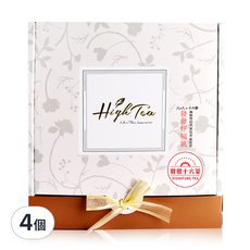 High Tea 伂橙 發發十六茶禮盒, 4個, 南非國寶茶+百香菊國寶茶+南非綠國寶茶+焦糖蘋果風味國寶茶+黑豆穀物茶+洋甘菊薄荷茶+舒活紫蘇草本茶+黃金蕎麥茶+女兒紅茶+黃金蕎麥綠茶+焙香烏龍茶+清香烏龍茶+夏綠蒂花果精靈紅茶(花果風味)+金麥蜂釀香綠茶+蘋果洋甘菊綠茶+白桃烏龍綠茶
