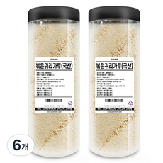 볶은 귀리가루 용기, 500g, 6개