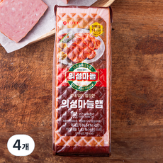롯데 의성마늘햄, 1kg, 4개