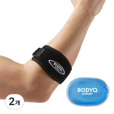 Bodyq 高爾夫網球肘手肘護具 + 凝膠墊, 2個