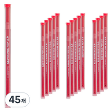 ii GEN 一正 紅色閱卷筆替換芯 2.6mm, 1色, 45個