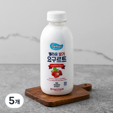 벨라유 딸기 요구르트, 500ml, 1개입, 5개