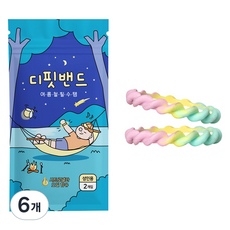디핏밴드 국내제조 썸머밴드 M 사이즈 2p, 파스텔, 6개