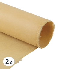 yulart 傳統韓紙 清澈純紙, 2個, 深褐色 漆紙